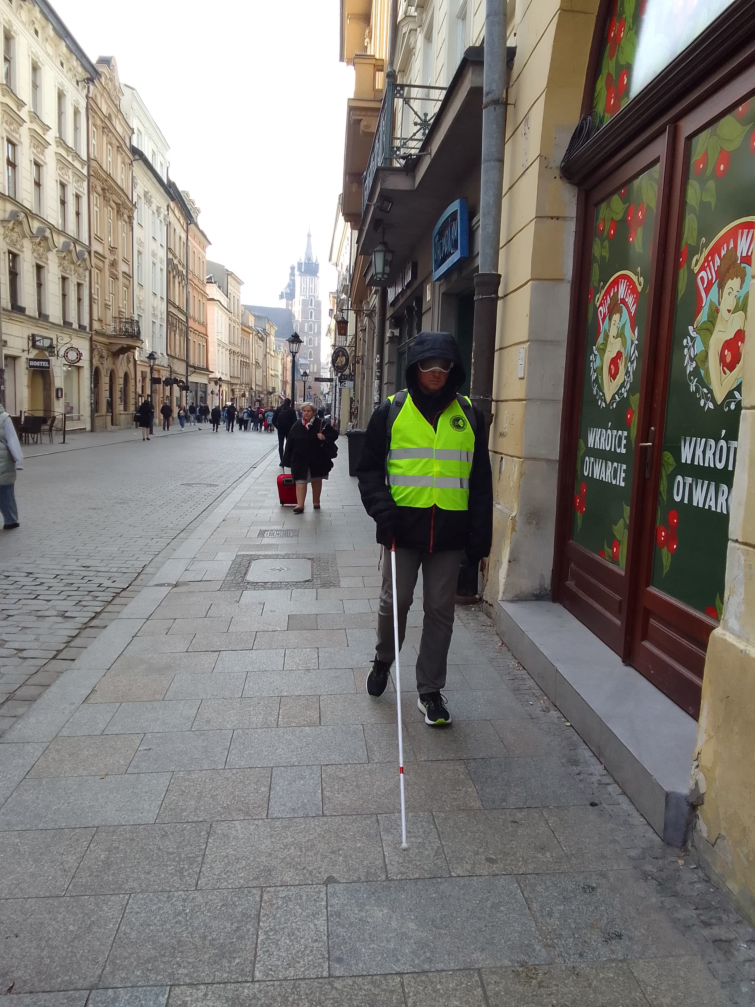 Maciej Szewczuk nauka poruszania się bez użycia wzroku